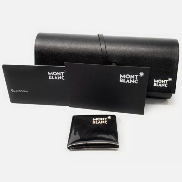 Mont Blanc 52mm Men's Clear Eyeglasses - Picture 5 of 5